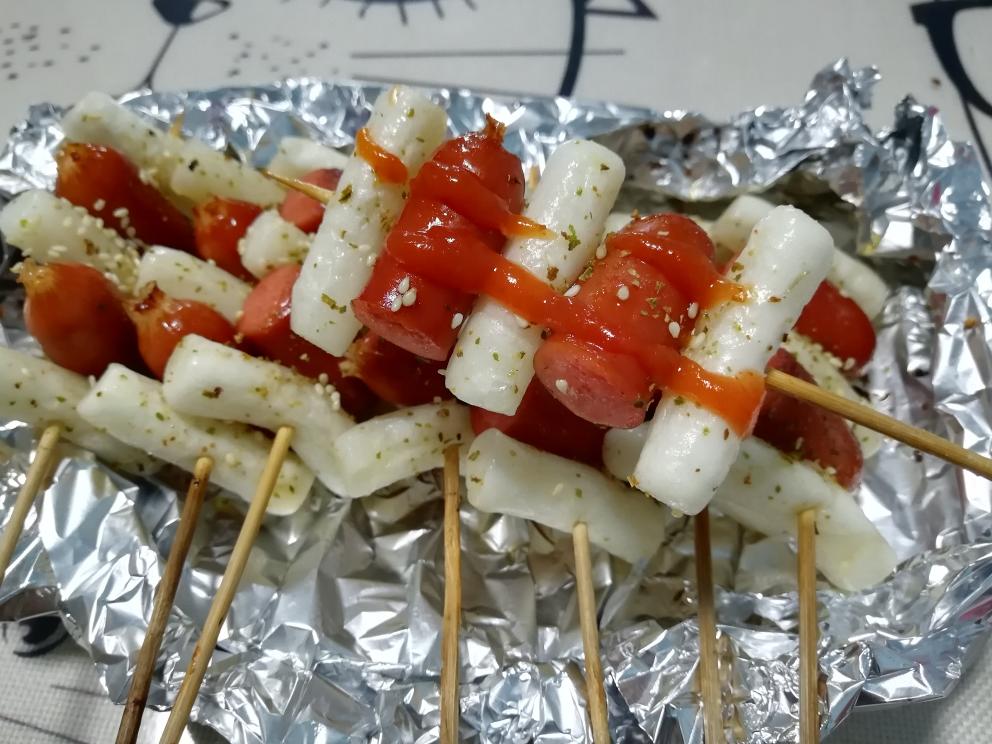 韩式小吃年糕串串