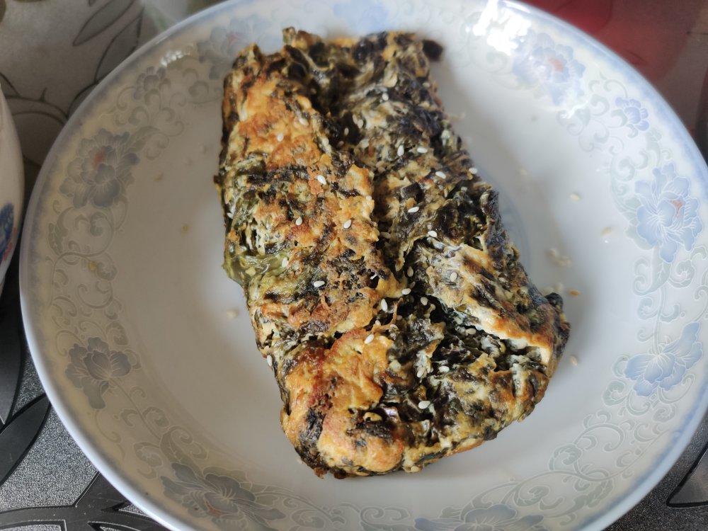 紫菜煎蛋饼