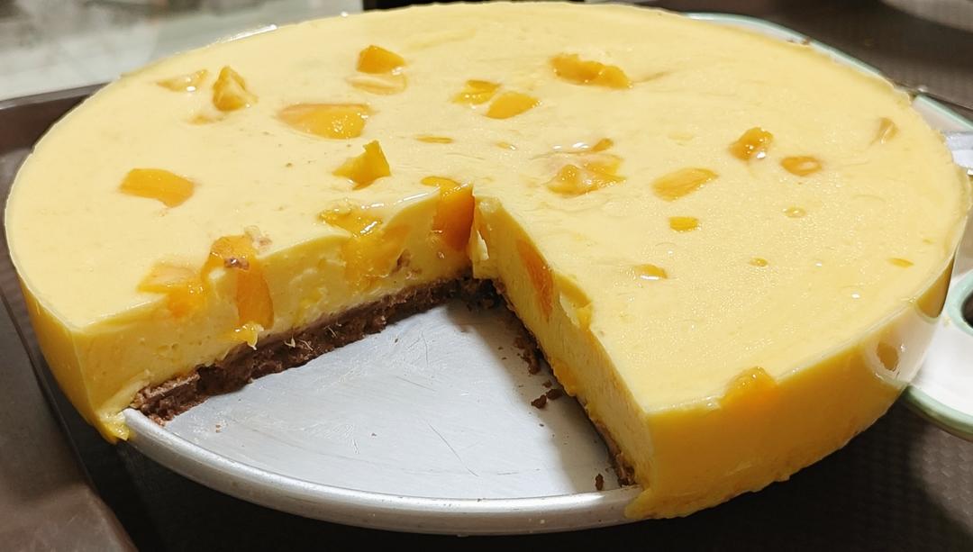 ㊙️无需烤箱❗️零失败芒果酸奶慕斯❗️入口即化