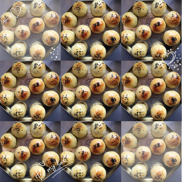 圆圆满满绿豆酥