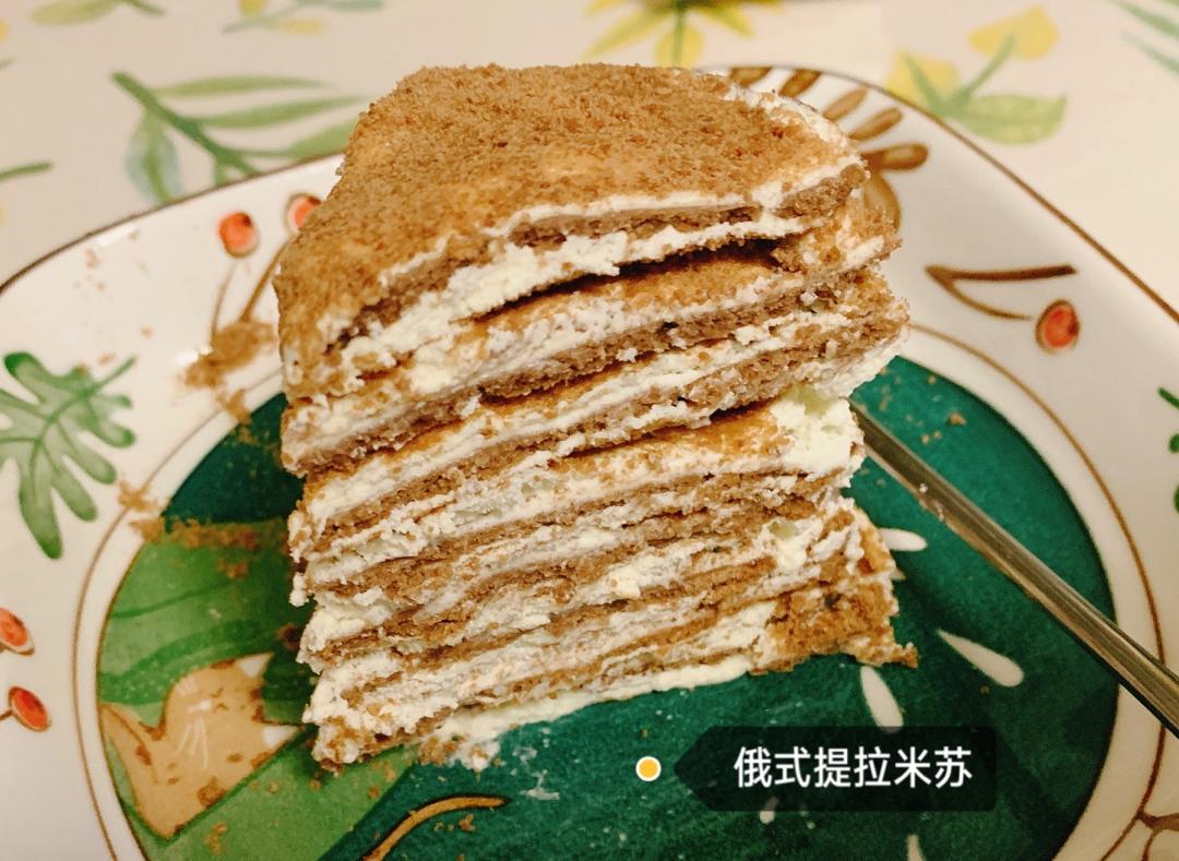 俄式提拉米苏蛋糕，成功率极高的烘焙甜品