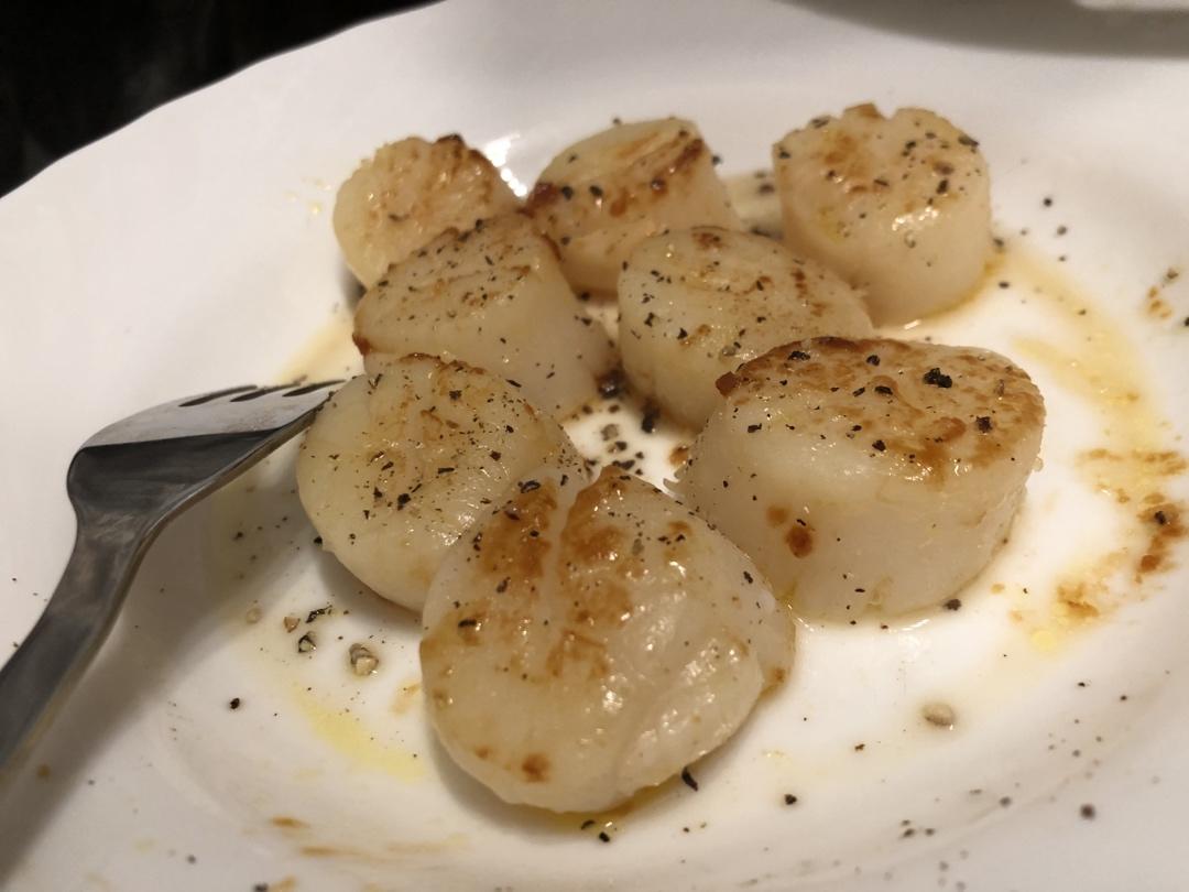 芦笋煎带子（平底锅快手版）