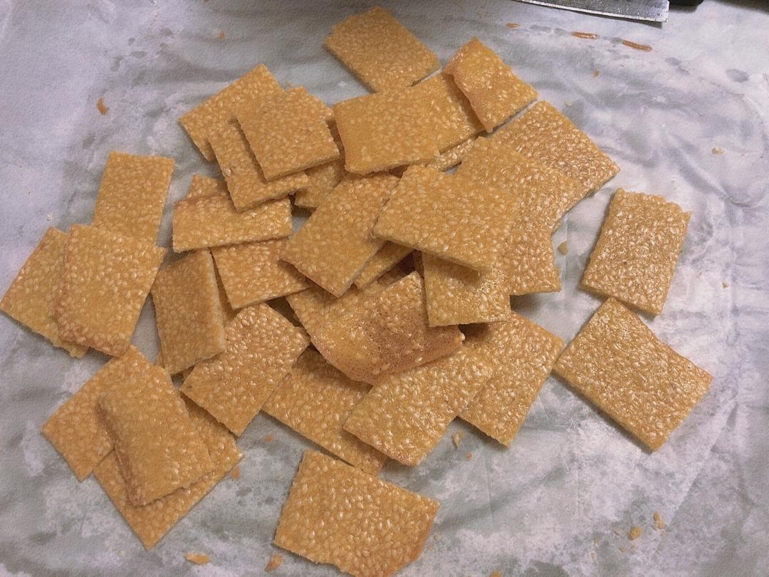 蛋白芝麻薄脆饼—消耗蛋白最好的方法