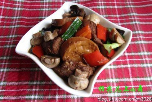 素鸡蘑菇排骨煲的做法