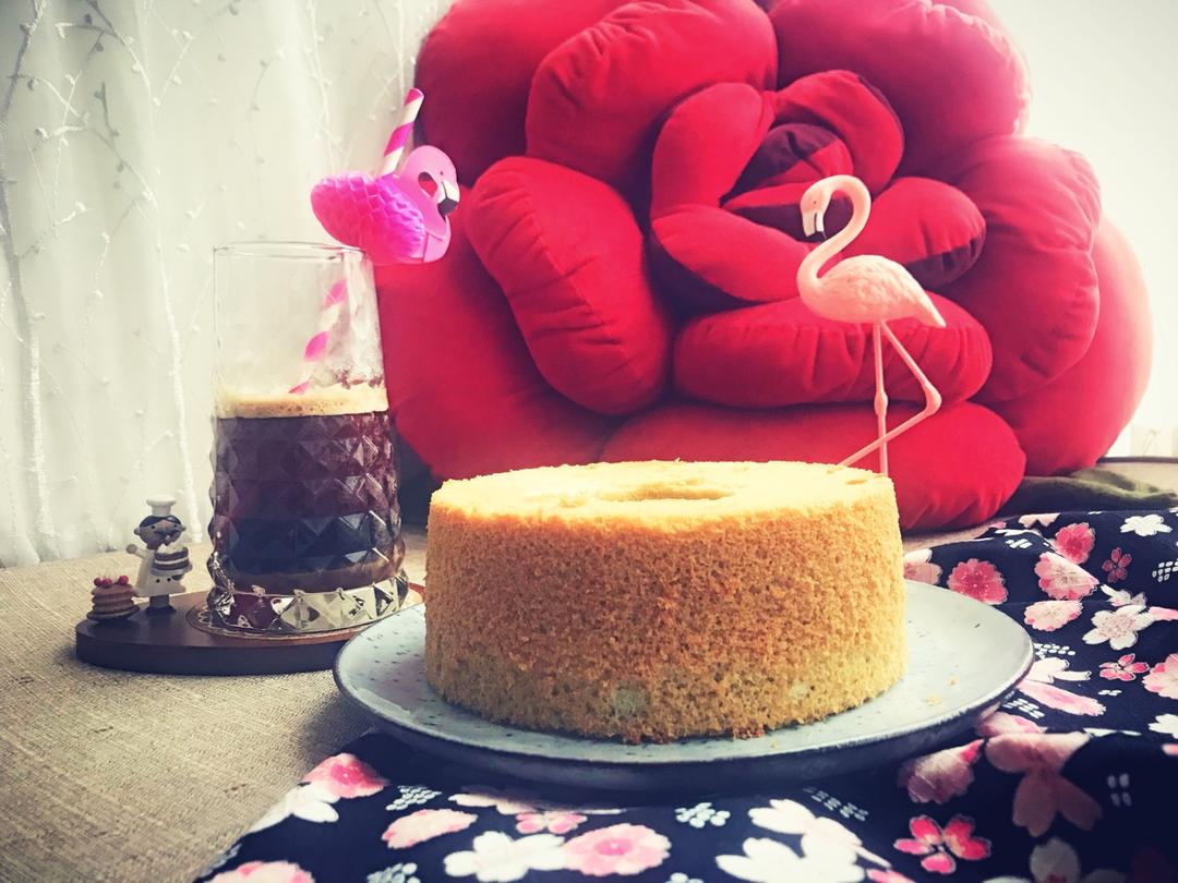 六寸抹茶戚风蛋糕