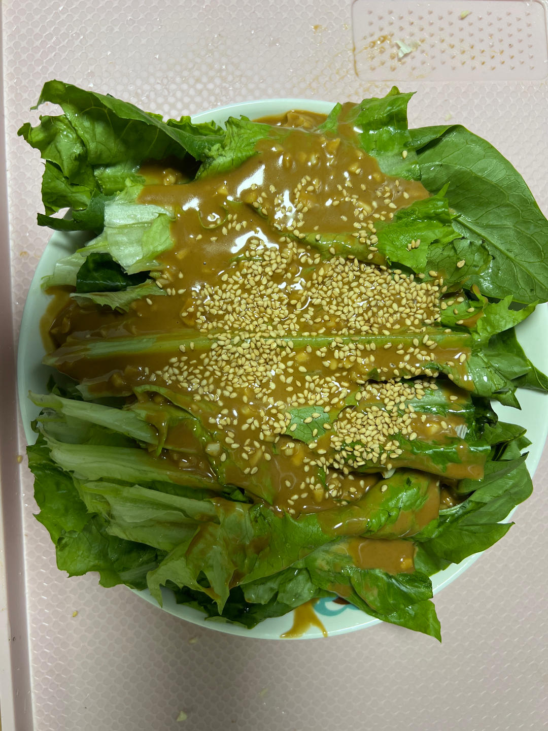 每次做都光盘的麻酱油麦菜