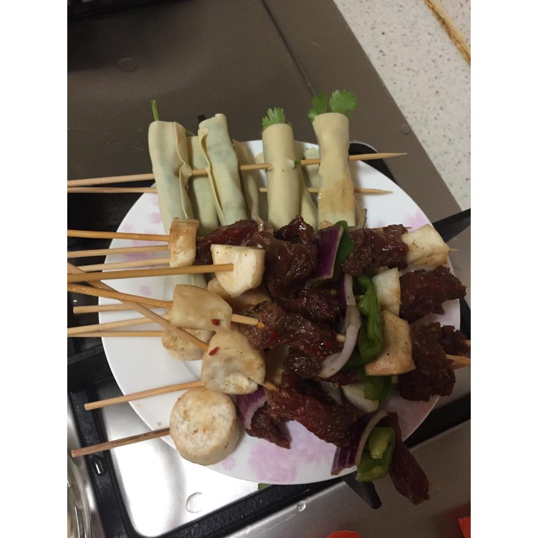 烤箱版羊肉串（简易版）