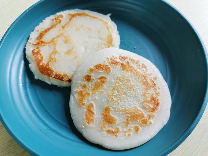 不用和面的【奶香糯米饼】