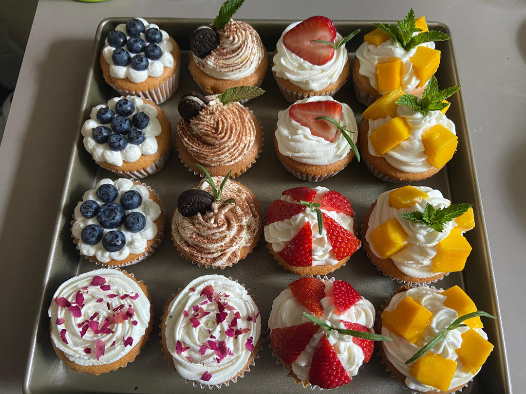 零失败纸杯戚风蛋糕