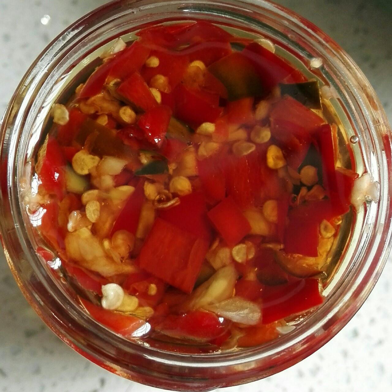 辣椒碎腌制的做法