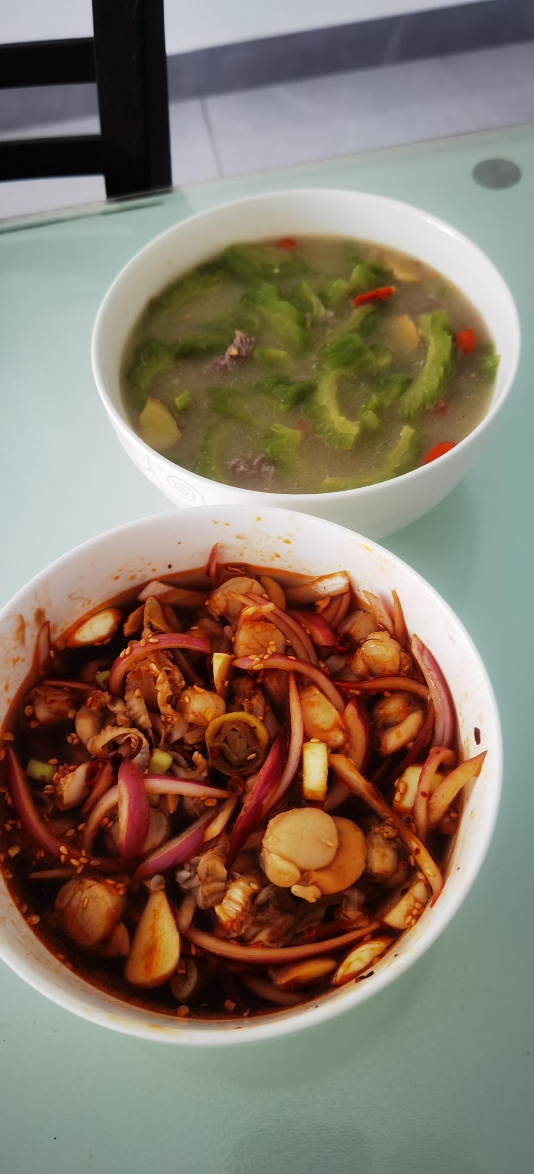 夏日凉菜-麻辣扇贝捞汁