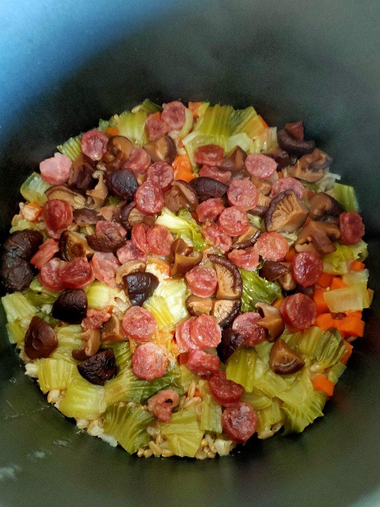 香菇腊肉饭