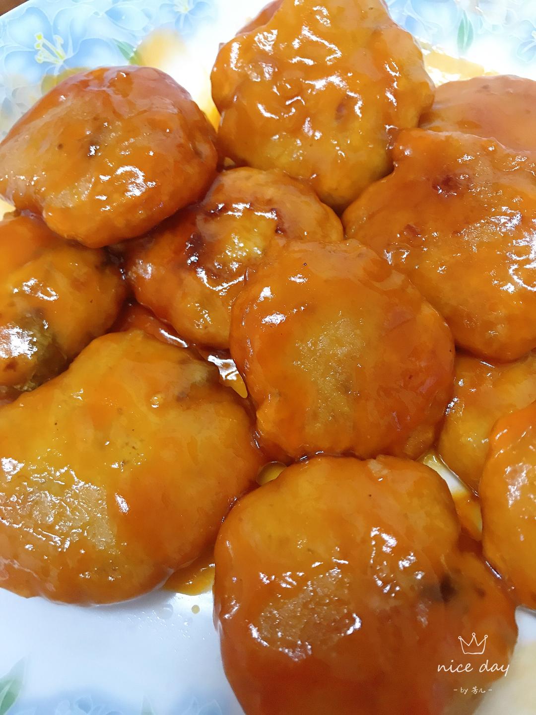 糖醋鱼饼的做法