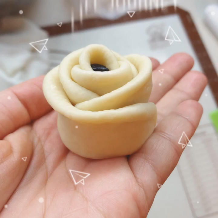 玫瑰花面包