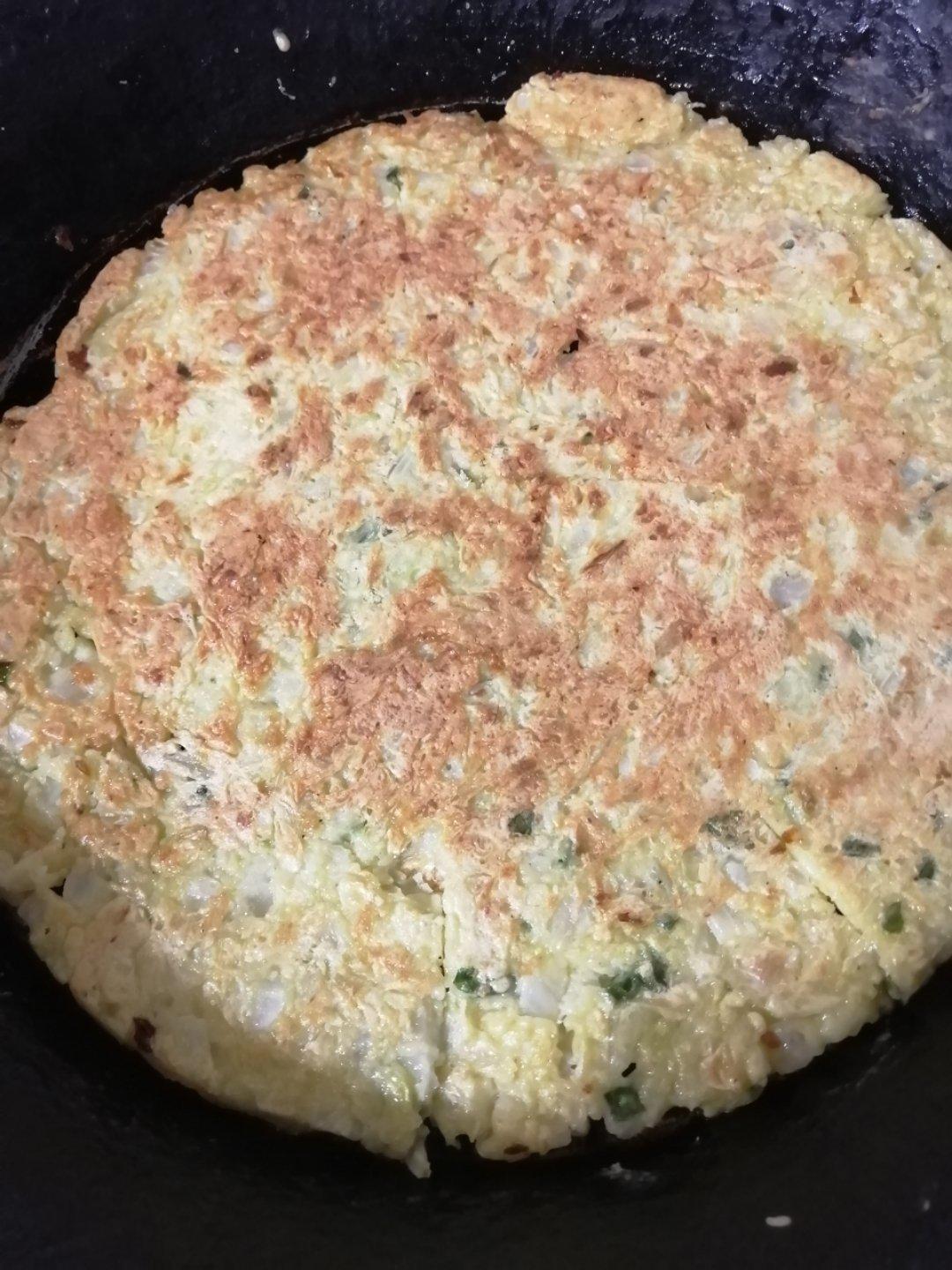 白菜鸡蛋早餐饼