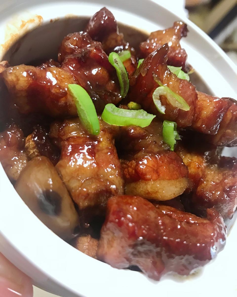 板栗红烧肉
