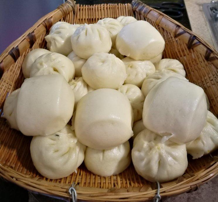 猪肉大葱馅包子