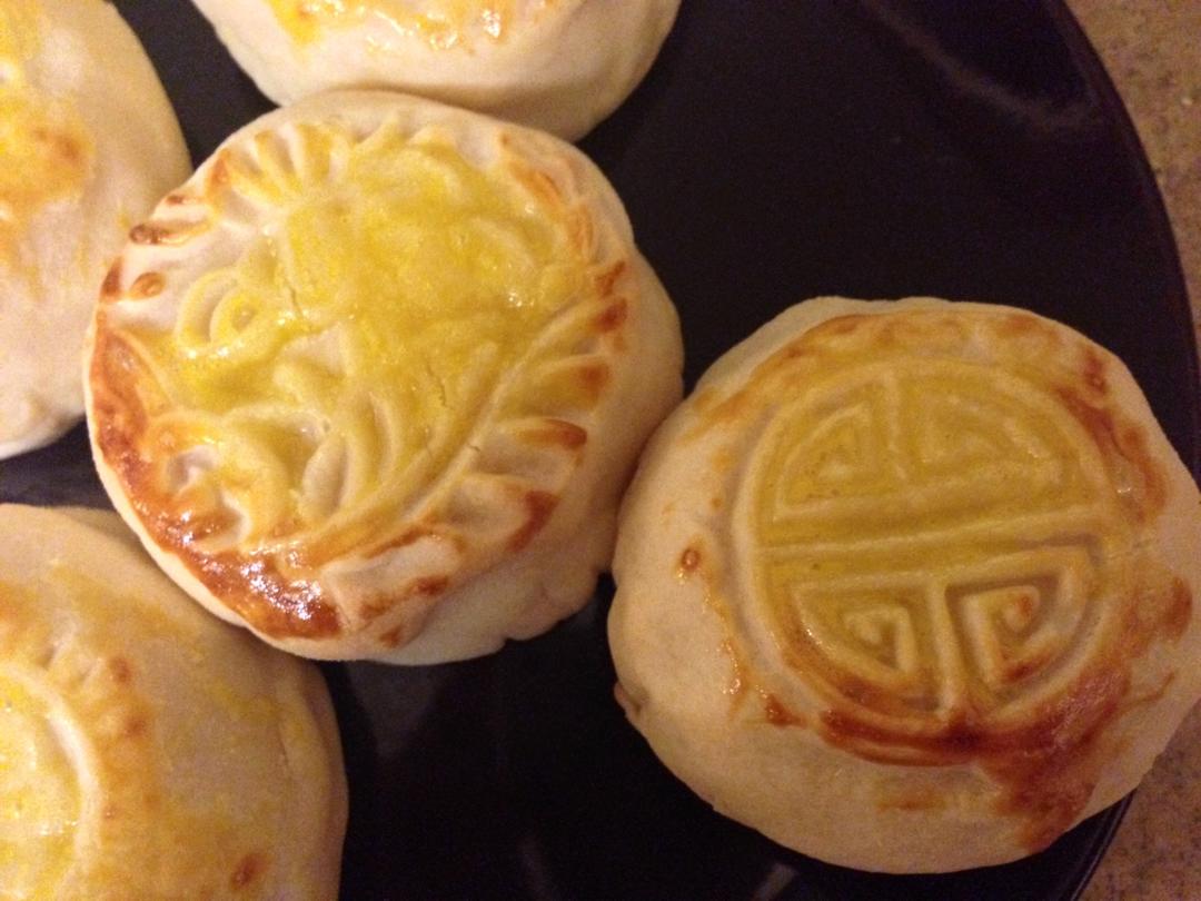 流心奶黄月饼（无吉士粉/转化糖浆版本）【曼食慢语】