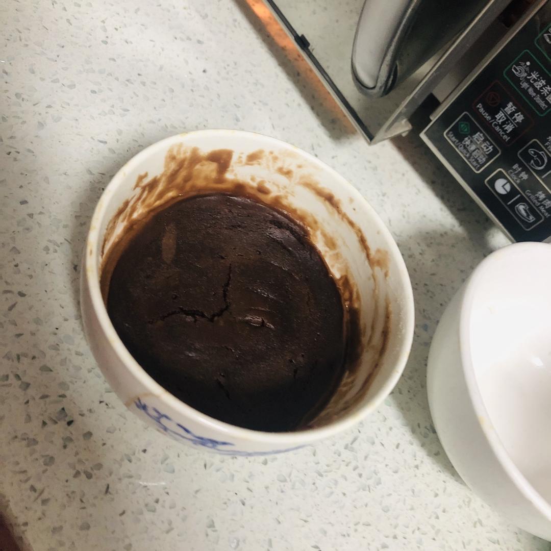 1分钟微波炉布朗尼brownie