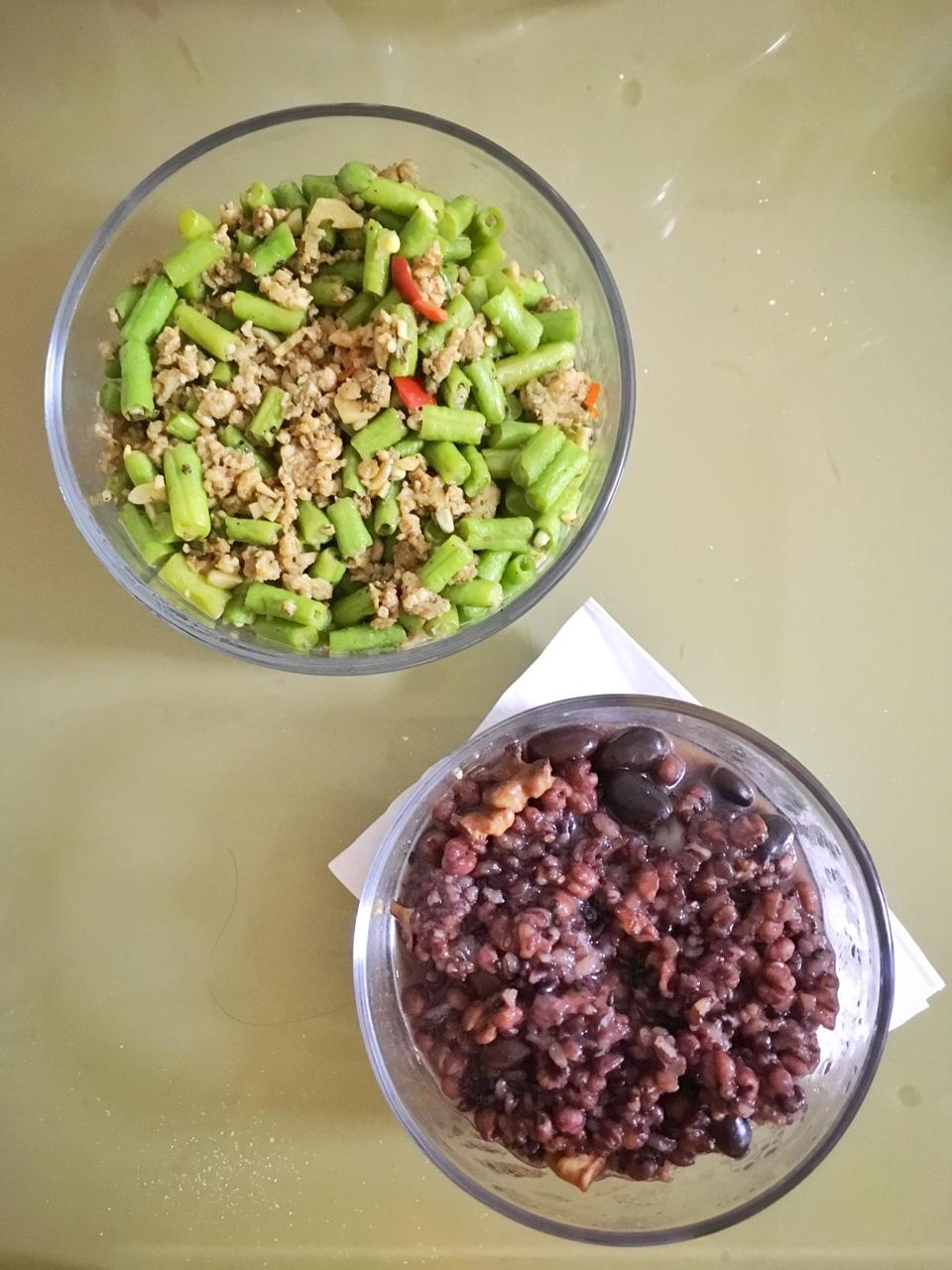 肉沫豆角下饭菜