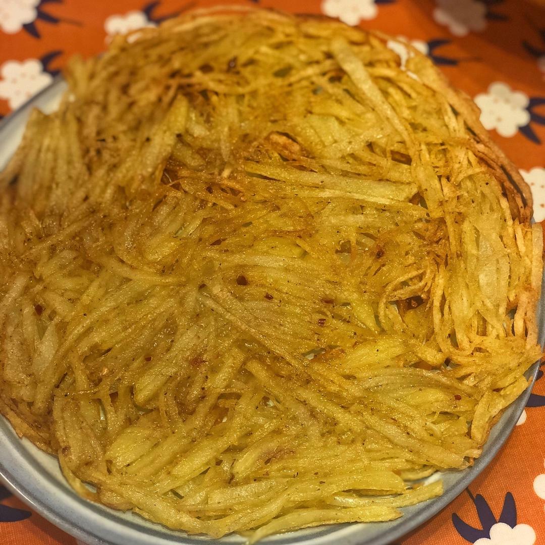 干煸土豆丝饼