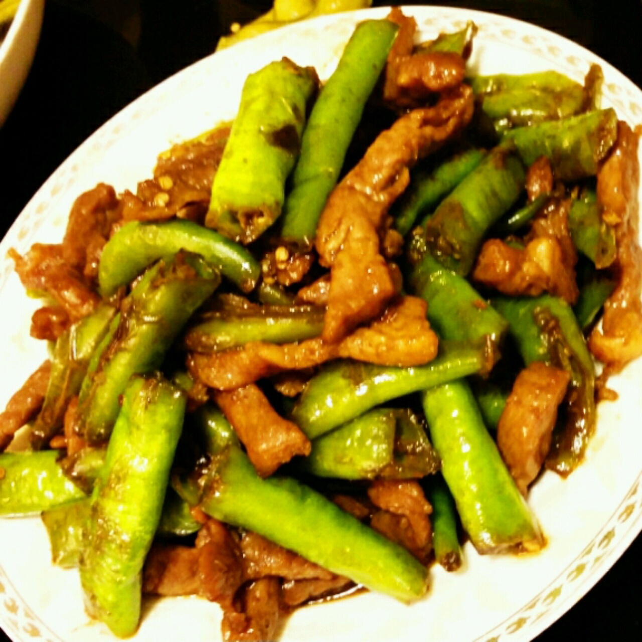 沙茶尖椒牛柳