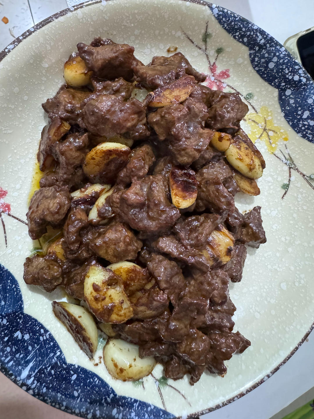 黑蒜子牛肉粒