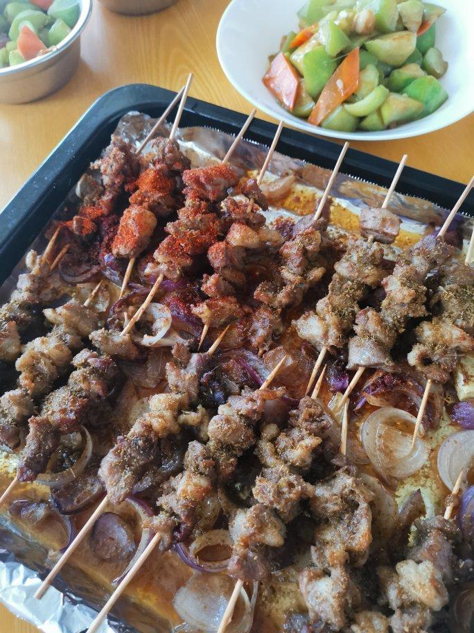 烤羊肉串
（烤箱版）