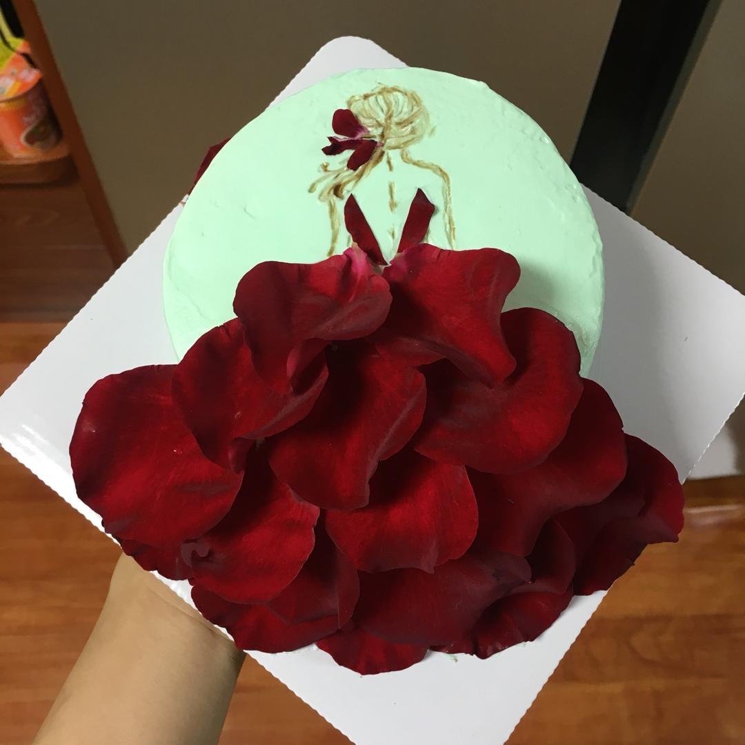 玫瑰花蛋糕