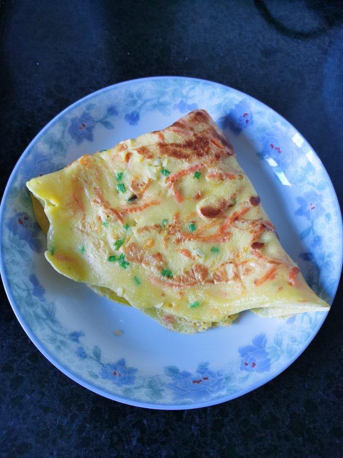 胡萝卜鸡蛋饼