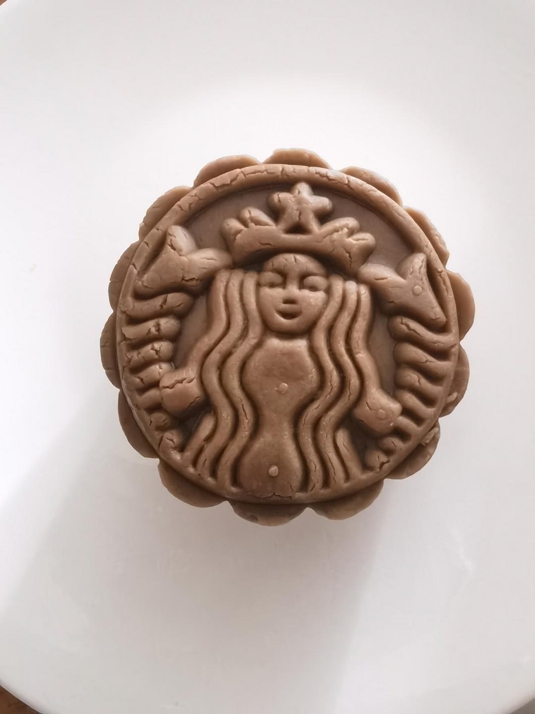 完胜星巴克——榛子巧克力咖啡月饼～