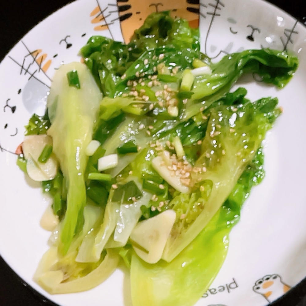 广式白灼生菜(酒店配方)