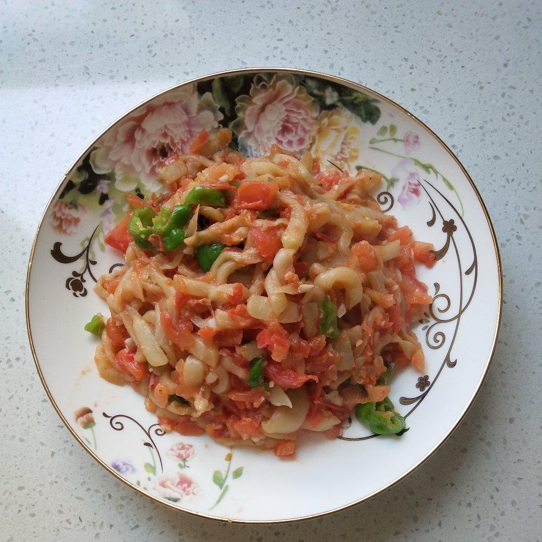 善良是我本性-1做的西红柿烩茄丝