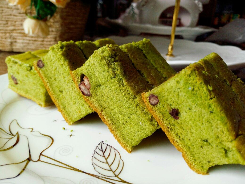 抹茶波点（条纹）蛋糕卷