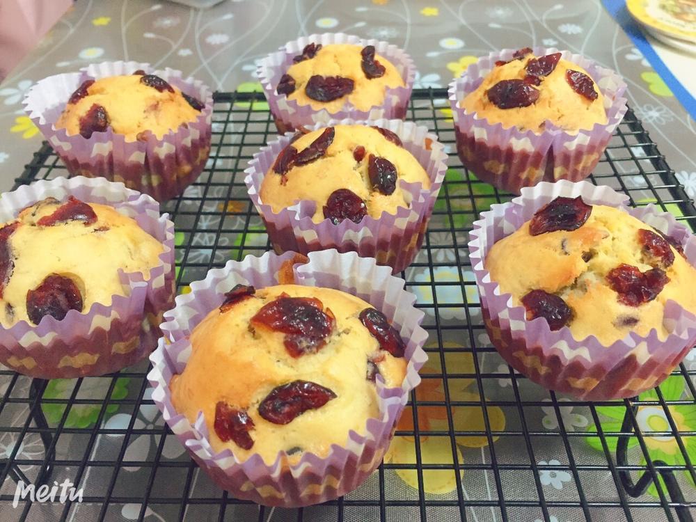 少女心的香蕉蔓越莓玛芬