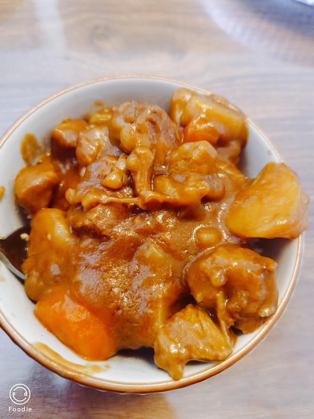 咖喱牛肉土豆