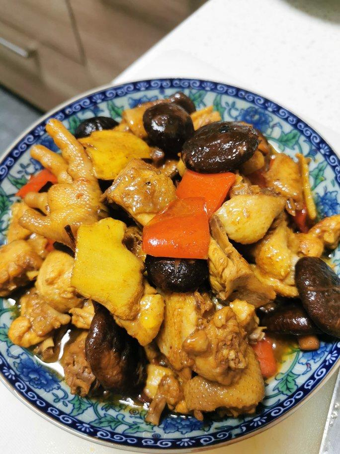 超快手！香菇炒鸡