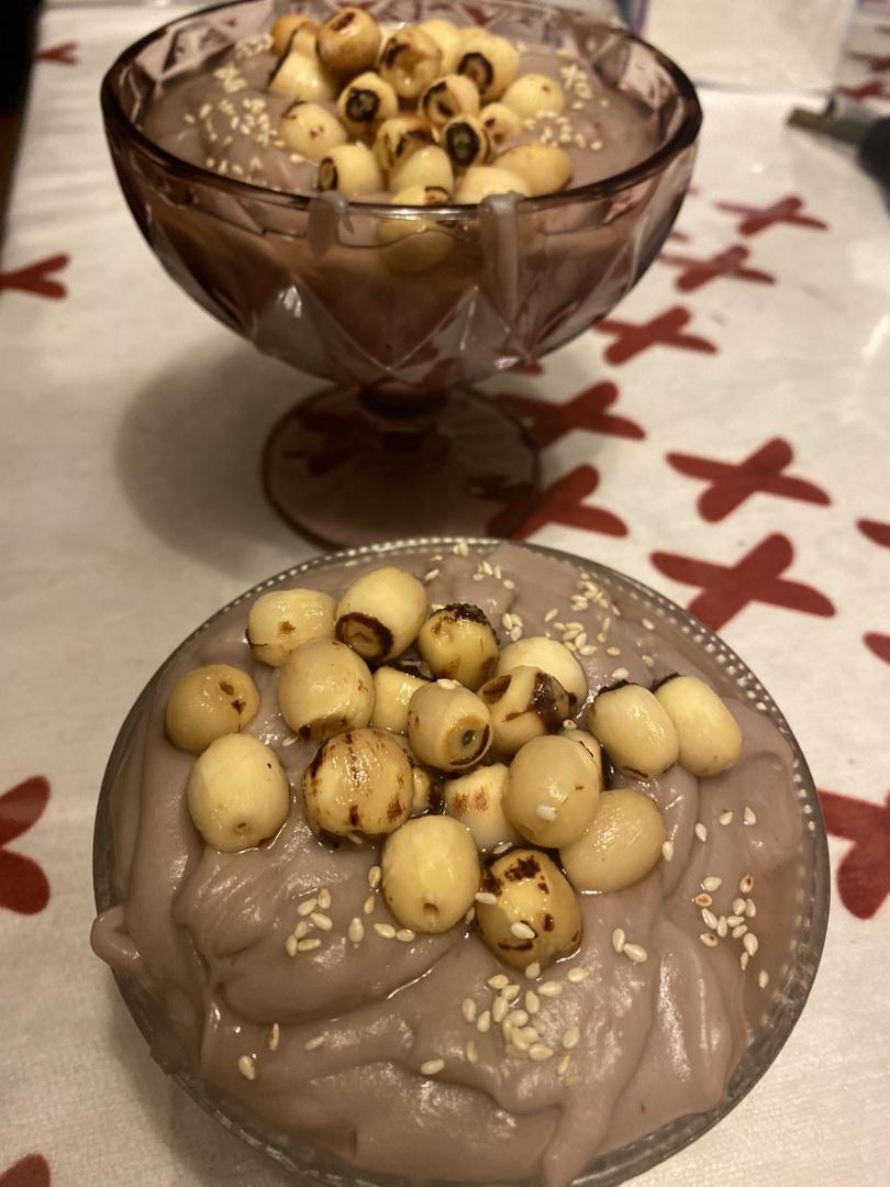 钻格格做的潮汕白果芋泥(年夜饭)