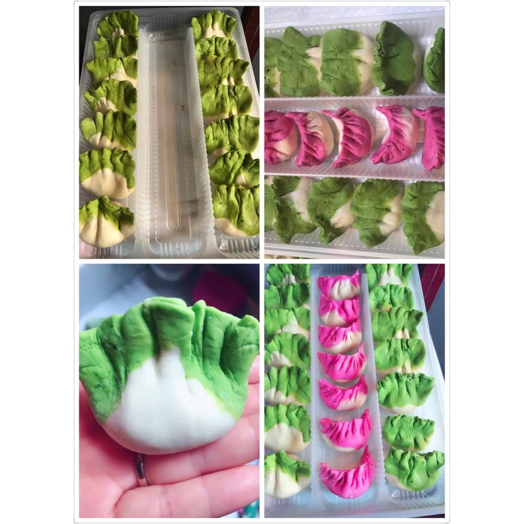 彩色饺子