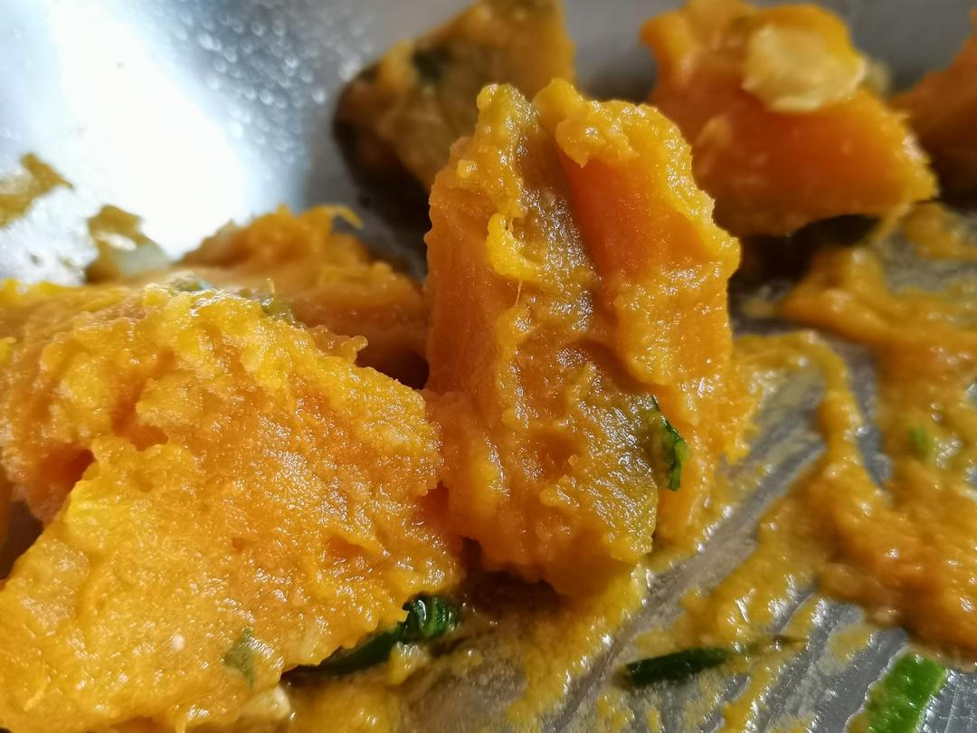 咸蛋黄炒南瓜