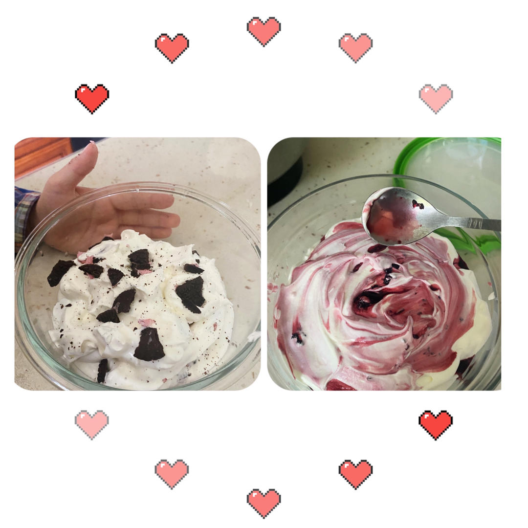 淡奶油+酸奶＝软软冰淇淋🍦🍧