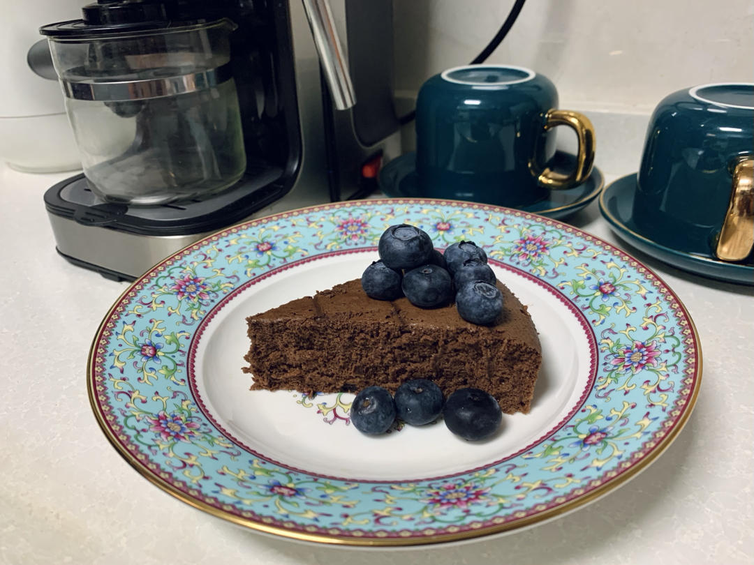 八寸可可粉巧克力戚风蛋糕