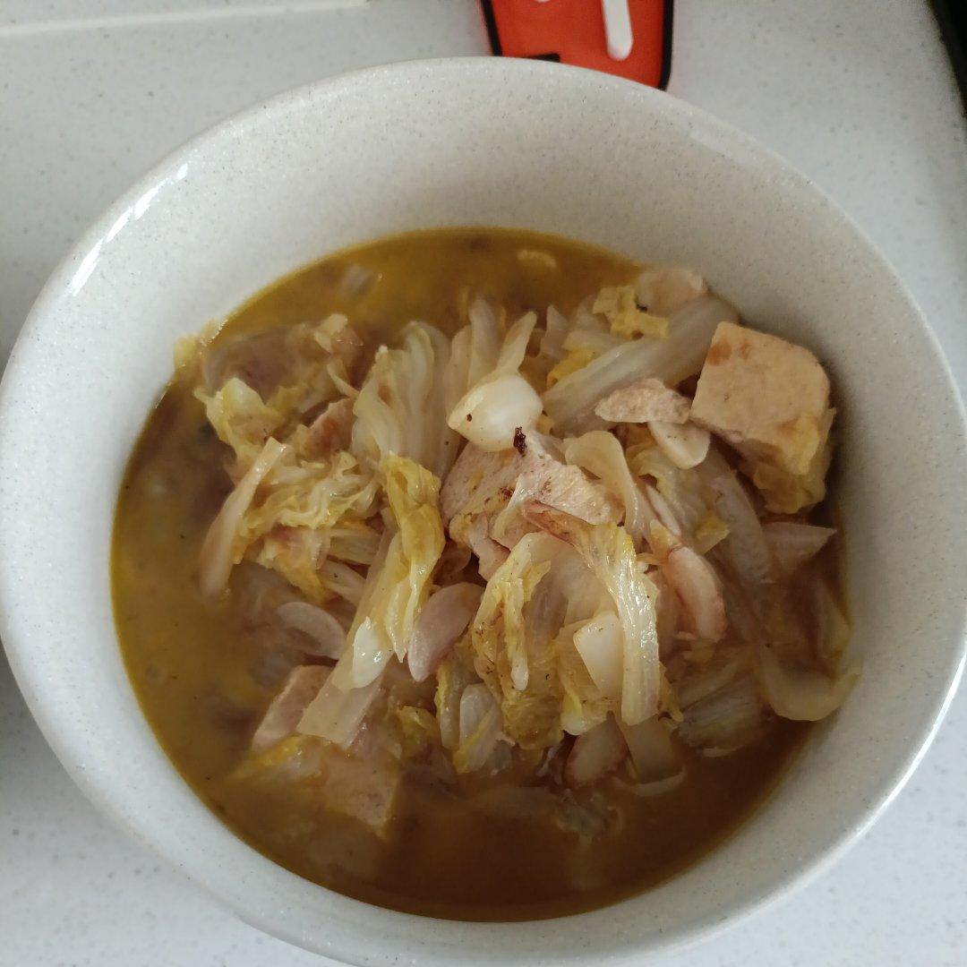 大白菜炖冻豆腐
