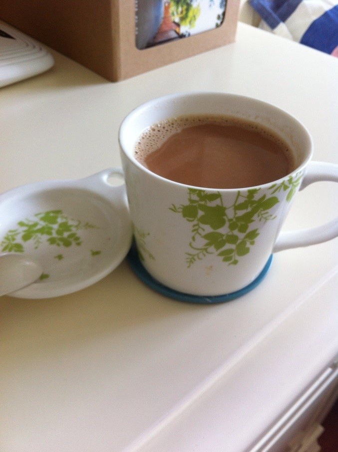 巧克力奶茶的做法