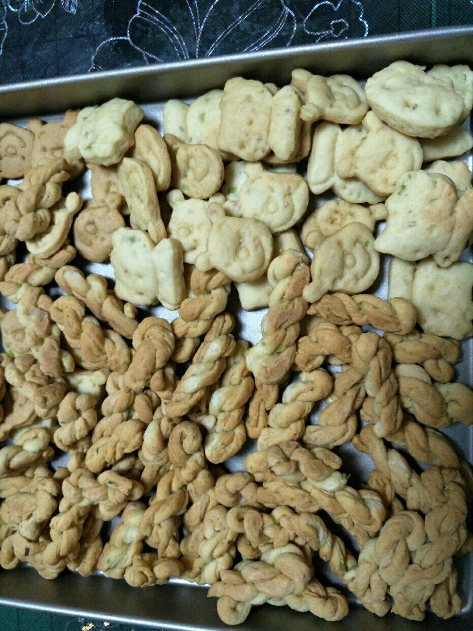 超级酥脆又美味 香葱味苏打饼干 超级简单 易上手