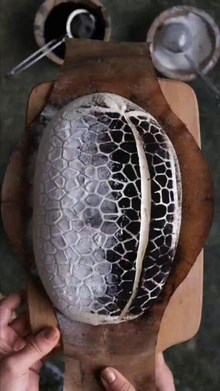 欧式面包制作全过程。