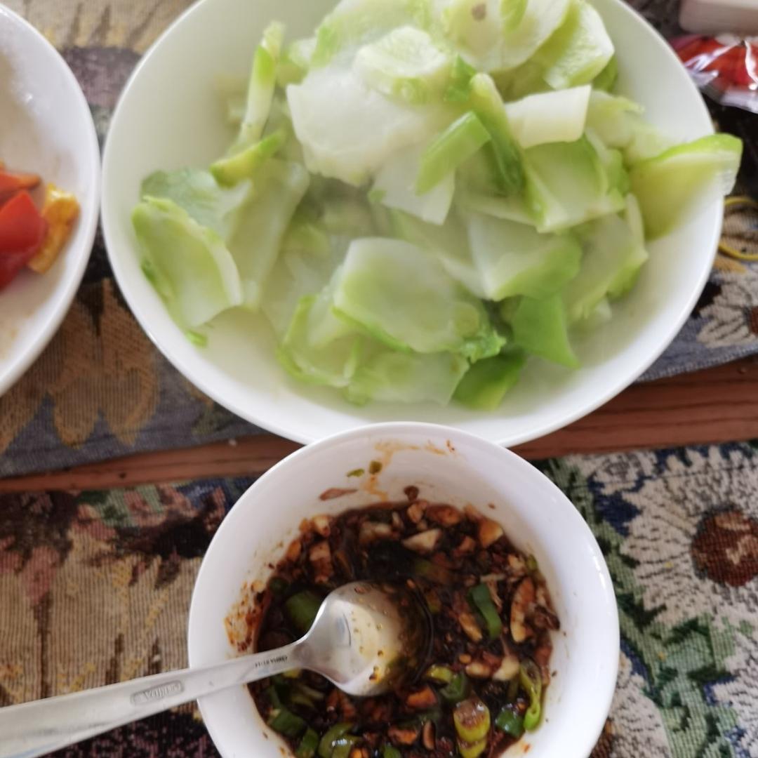 白水煮儿菜