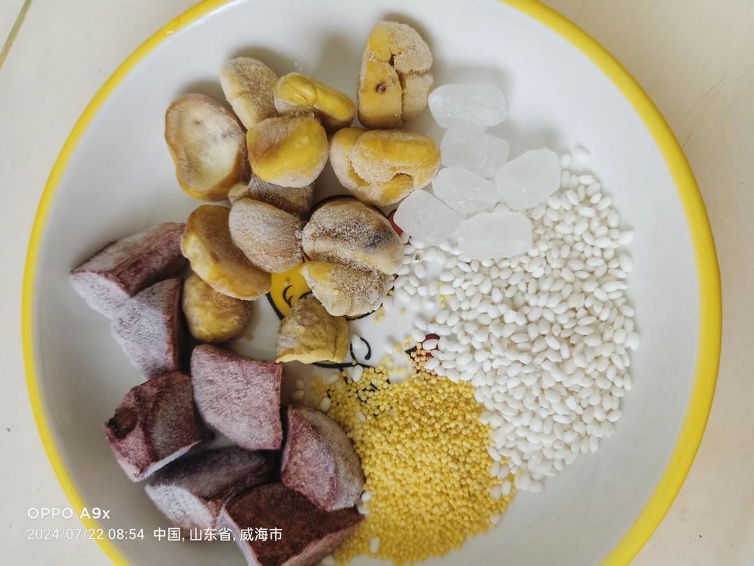 我家常喝的豆浆米糊——板栗系列（破壁机）