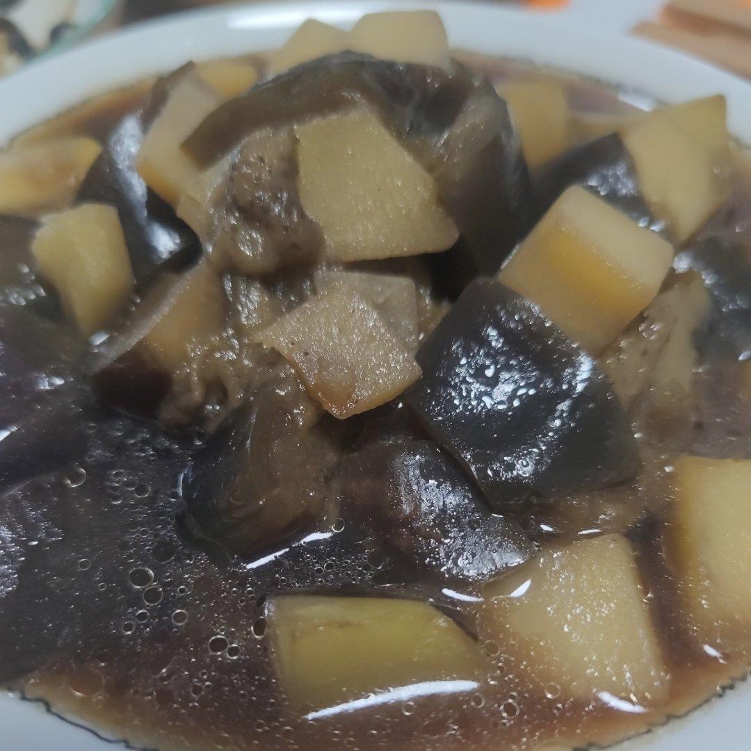 土豆炖茄子