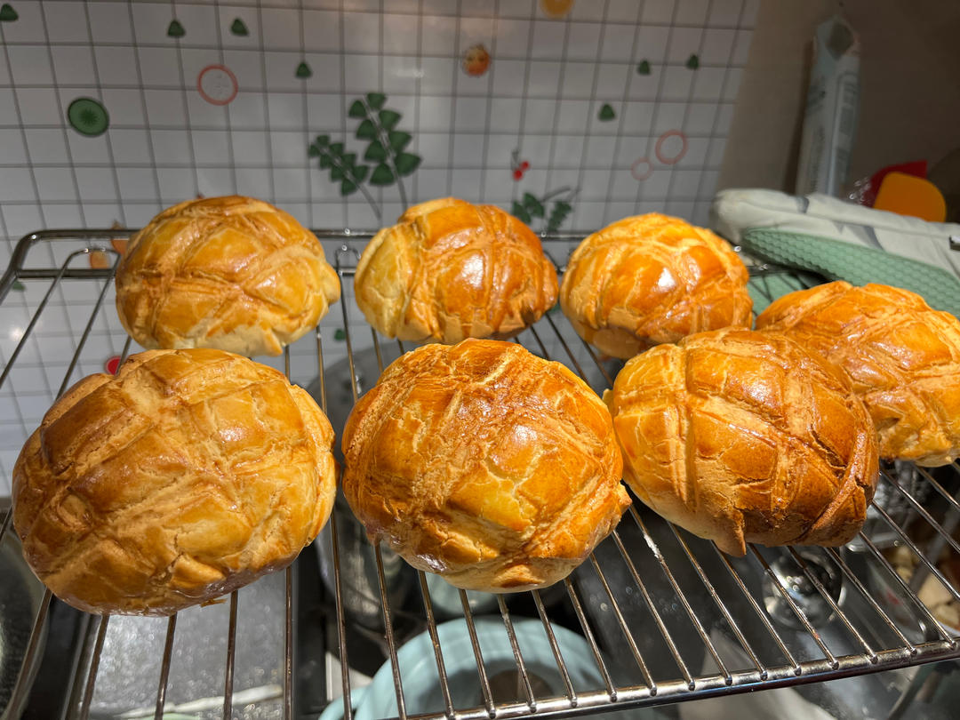 从小吃到大的【港式菠萝包】/ 冰火菠萝油详细步骤